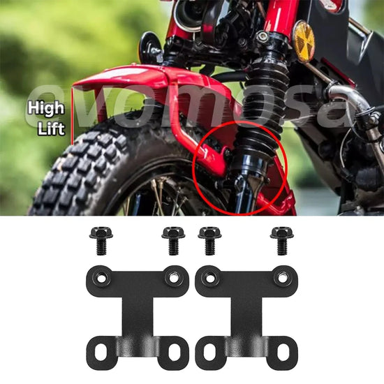 Ride Up – Front Fender Lift Kit for Trail 125 (2020–2025)