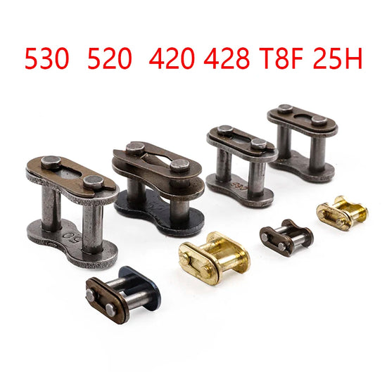 Motorcycle Chain Buckle Ring Link 420 428 520 525 25H Heavy Chain Connecting Connector Master Joint Link With O-Ring Chain Lock