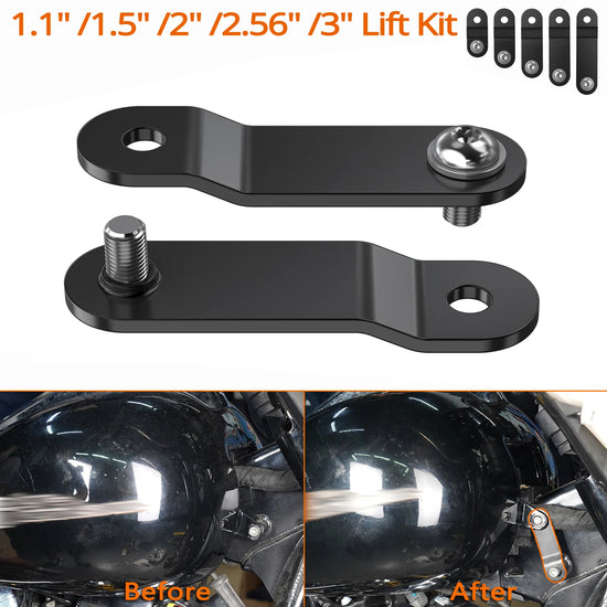 Tank Up – 1.1–3" Lift Brackets for Harley Street Bob & Fat Bob