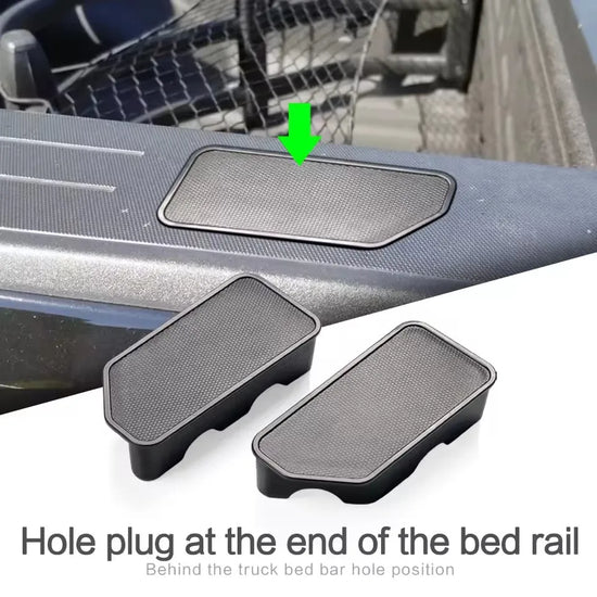 2PCS for Chevrolet Chevy Colorado GMC Canyon 2015 - 2021 Pocket Covers Truck Pickup Protective Bed Rail Hole Plugs Accessories