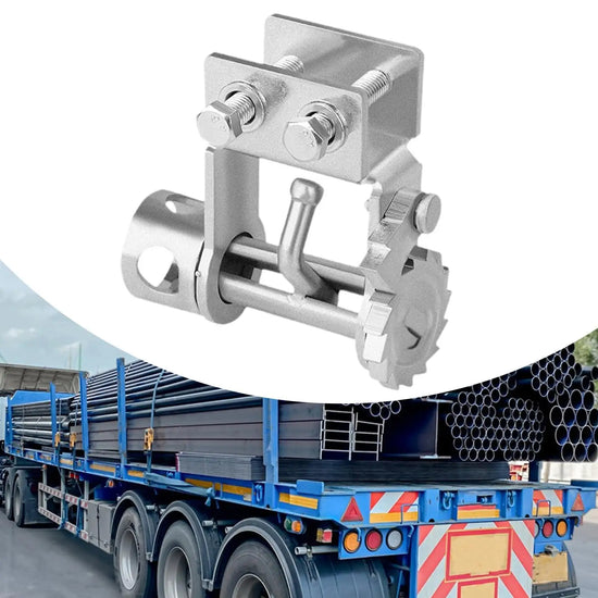 Truck Sliding Winch Easy to Use Heavy Duty Rustproof Easy Installation Truck Accessories for Tie Down System Semi Truck Trailer