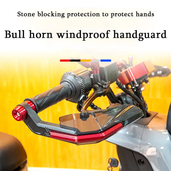 Universal Motorcycle Hand Guards – Handlebar Wind & Brush Protectors