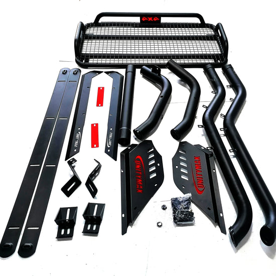 Pickup Truck 4X4 Accessories Sports Roll Bar Aluminum With 4X4 Roof Rack Universal Roll Bar